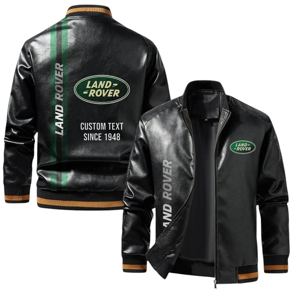 Vintage Land Rover Exclusive Logo Jacket, Classic Ribbed Collar And ...