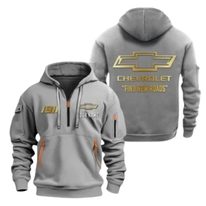 Chevrolet Half Zip Hoodie, Sports Hooded Multi-Pockets, Custom Name TN0030325Y25QZ2HCT21CHE
