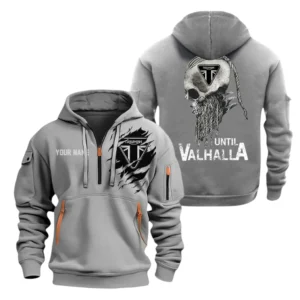 Triumph Motorcycles Half Zip Hoodie, Sports Hooded Multi-Pockets, Custom Name TN100325Y25QZ2HCT2TRM