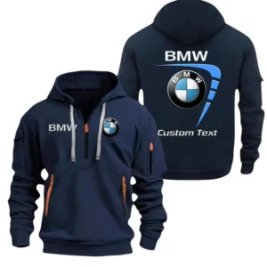 BMW Half Zip Hoodie, Sports Hooded Multi-Pockets, Custom Name TN260325Y25QZ2HRCT1BMW