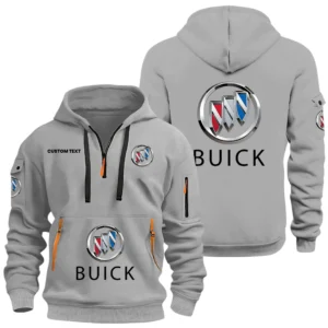 Buick Half Zip Hoodie, Sports Hooded Multi-Pockets, Custom Name HIDI030325Y25QZ2HBUI