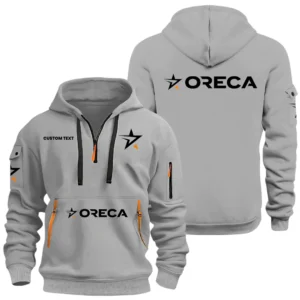 Oreca Racing Team Half Zip Hoodie, Sports Hooded Multi-Pockets, Custom Name HIDI060325Y25QZ2HORT