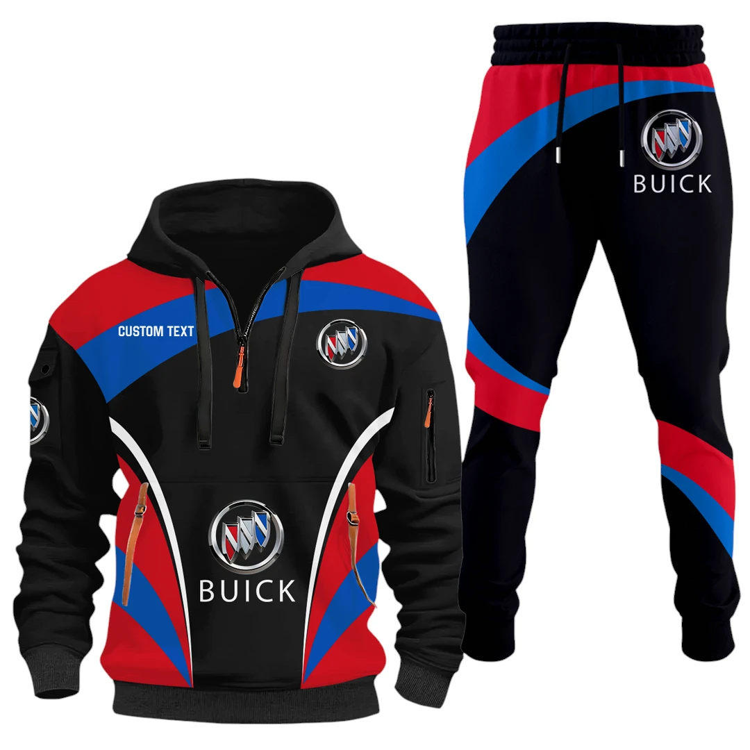 Buick Half Zip Hoodie x Long Pants Set All-over Print, Custom Name HIDI130325Y26QZ3HBUI Buick Half Zip Hoodie x Long Pants Set All-over Print, Custom Name HIDI130325Y26QZ3HBUI