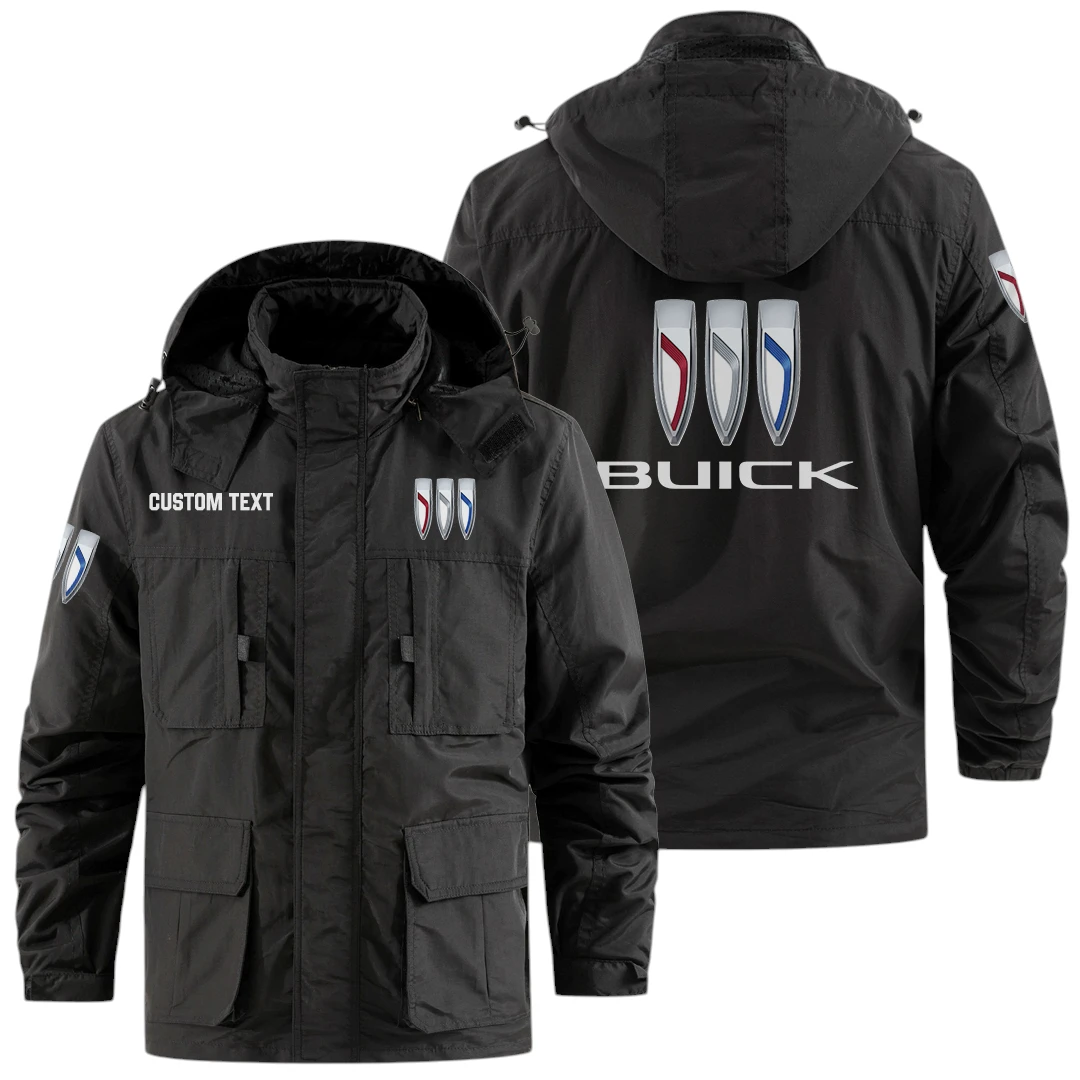 Buick Exclusive Logo Windbreaker Jacket Hooded Detachable, Outdoor Jacket Multi Pocket, Custom Name HIDI170325Y26WMPBUI Buick Exclusive Logo Windbreaker Jacket Hooded Detachable, Outdoor Jacket Multi Pocket, Custom Name HIDI170325Y26WMPBUI