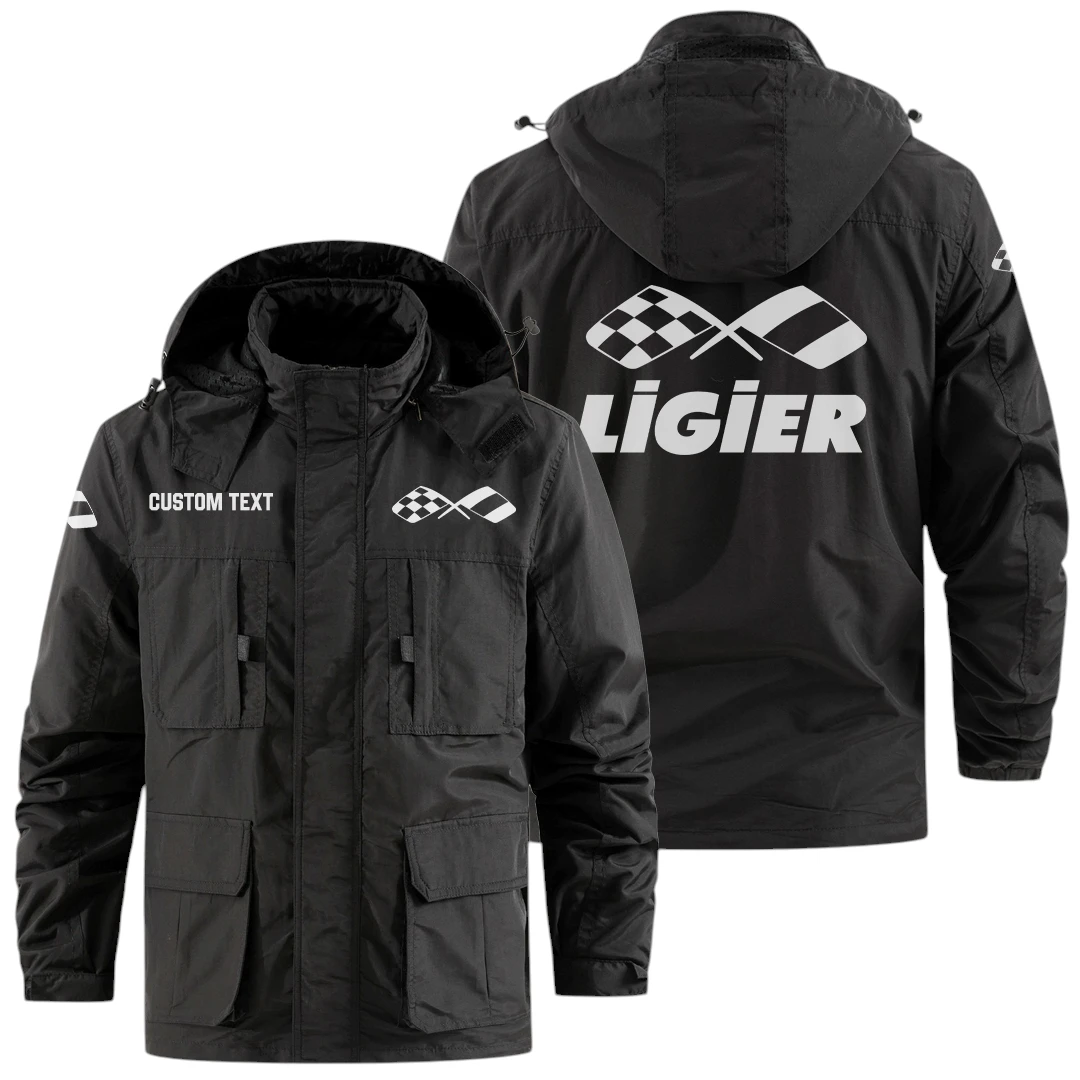 Ligier Automotive Racing Exclusive Logo Windbreaker Jacket Hooded Detachable, Outdoor Jacket Multi Pocket, Custom Name HIDI190325Y26WMPLIA Ligier Automotive Racing Exclusive Logo Windbreaker Jacket Hooded Detachable, Outdoor Jacket Multi Pocket, Custom Name HIDI190325Y26WMPLIA
