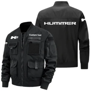 Hummer H2 Exclusive Logo Jacket x Baseball Collar Style Multiple Pockets Men’s Hiking Outdoor Jacket Custom Name HIHI160325Y40JCXH2H