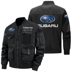 Subaru Exclusive Logo Jacket x Baseball Collar Style Multiple Pockets Men’s Hiking Outdoor Jacket Custom Name HIHI170325Y40JCXSUB