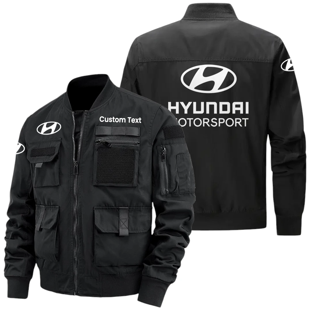 Hyundai Motorsport Racing Exclusive Logo Jacket x Baseball Collar Style Multiple Pockets Outdoor Jacket Custom Name HIHI180325Y40JCXHYM Hyundai Motorsport Racing Exclusive Logo Jacket x Baseball Collar Style Multiple Pockets Outdoor Jacket Custom Name HIHI180325Y40JCXHYM