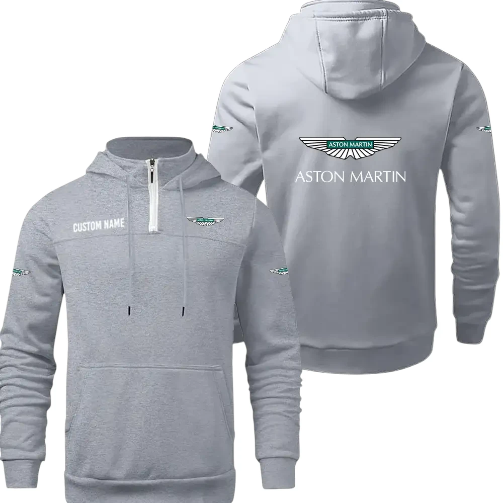Aston Martin Quarter Zip Hoodie, Sports Hoodie Custom Name TN270325Y50HZ44CT1ASM Aston Martin Quarter Zip Hoodie, Sports Hoodie Custom Name TN270325Y50HZ44CT1ASM
