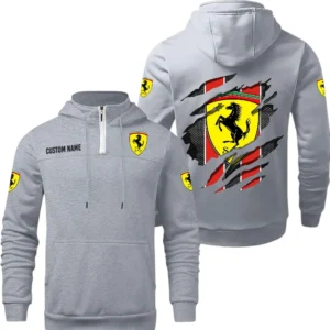Ferrari Scuderia Quarter Zip Hoodie, Sports Hoodie Custom Name TN280325Y50HZ44CT1SCF