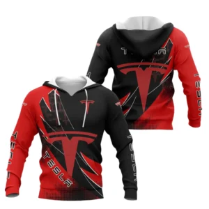 Tesla Limited 2025 Pullover Hoodie All Over Print Gift For Cars Fans, Custom Name HG260425Y2PH3DCT1TES