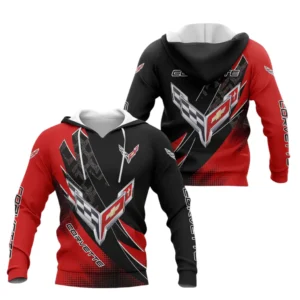 Corvette Limited 2025 Pullover Hoodie All Over Print Gift For Cars Fans, Custom Name HG230425Y2PHDCT1COR