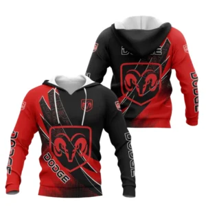 Dodge Limited 2025 Pullover Hoodie All Over Print Gift For Cars Fans, Custom Name HG230425Y2PHDCT2DOD