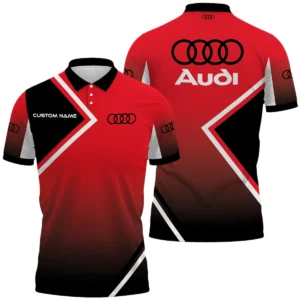 Audi Polo Shirt All Over Print Gift For Sports Fans, Custom Name HIHI030425Y3PLAUD