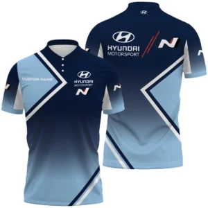 Hyundai Motorsport Racing Polo Shirt All Over Print Gift For Sports Fans, Custom Name HIHI030425Y3PLHYM