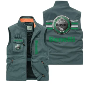 Benelli Multi Pocket Vest Sleeveless Men Outdoor Vest Lightweight Custom Name TN190425Y39MPVCT1BNL