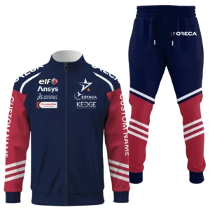 Oreca Racing Team Long Sleeve Shirt Full Zip x Long Pants Set All Over Print, Sports Style Custom Name HIDI030425Y53S16JKORT