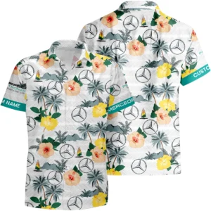 Mercedes-AMG Petronas Racing Hawaiian Shirt x Beach Shorts Full Set Limited 2025 All Over Print, Custom Name HIHI250425Y7HWMAP