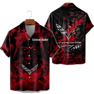 Chevrolet Corvette Limited 2025 Button Up Hawaiian Shirt All-over Print Trending This Summer, Custom Name HG050425Y7HWCT1COR