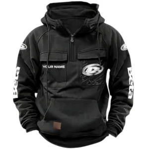 Beta Martin Quarter Zip Hoodie, Sports Hoodie Multi-Pockets, Custom Name HG030525Y41HJRCT1BEM