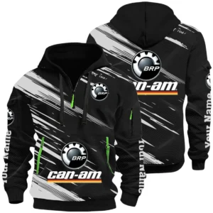 Can Am BRP Half Zip Hoodie All Over Prints, Multi-Pockets Custom Name HIHI050625Y26QZ3HCAE
