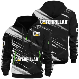 Caterpillar Half Zip Hoodie All Over Prints, Multi-Pockets Custom Name HIHI050625Y26QZ3HCAT
