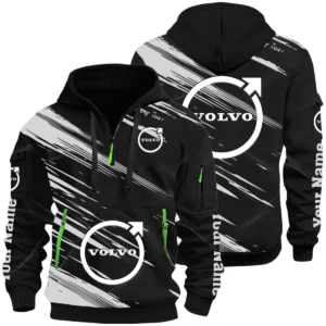 Volvo Half Zip Hoodie All Over Prints, Multi-Pockets Custom Name HIHI140625Y26QZ3HVOV