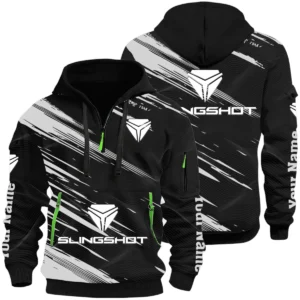 Slingshot Half Zip Hoodie All Over Prints, Multi-Pockets Custom HIHI160625Y26QZ3HSLS